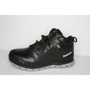 Reebok Women's 12 WIDE Work Sublite Cushion Black Work Boots - New